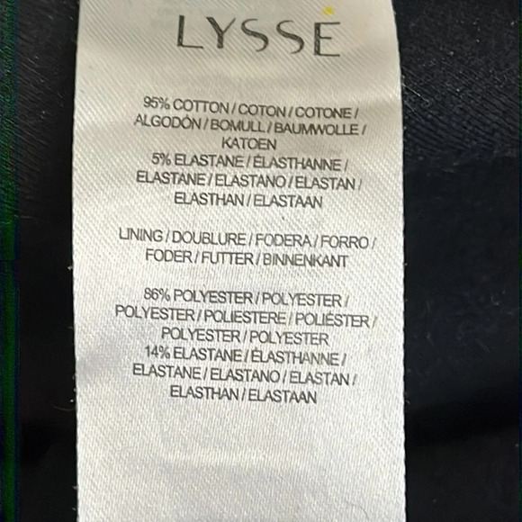 Lysse Knit Denim Cuffed Ankle Zip Cropped Shaping Leggings - Size Medium - Picture 5 of 8